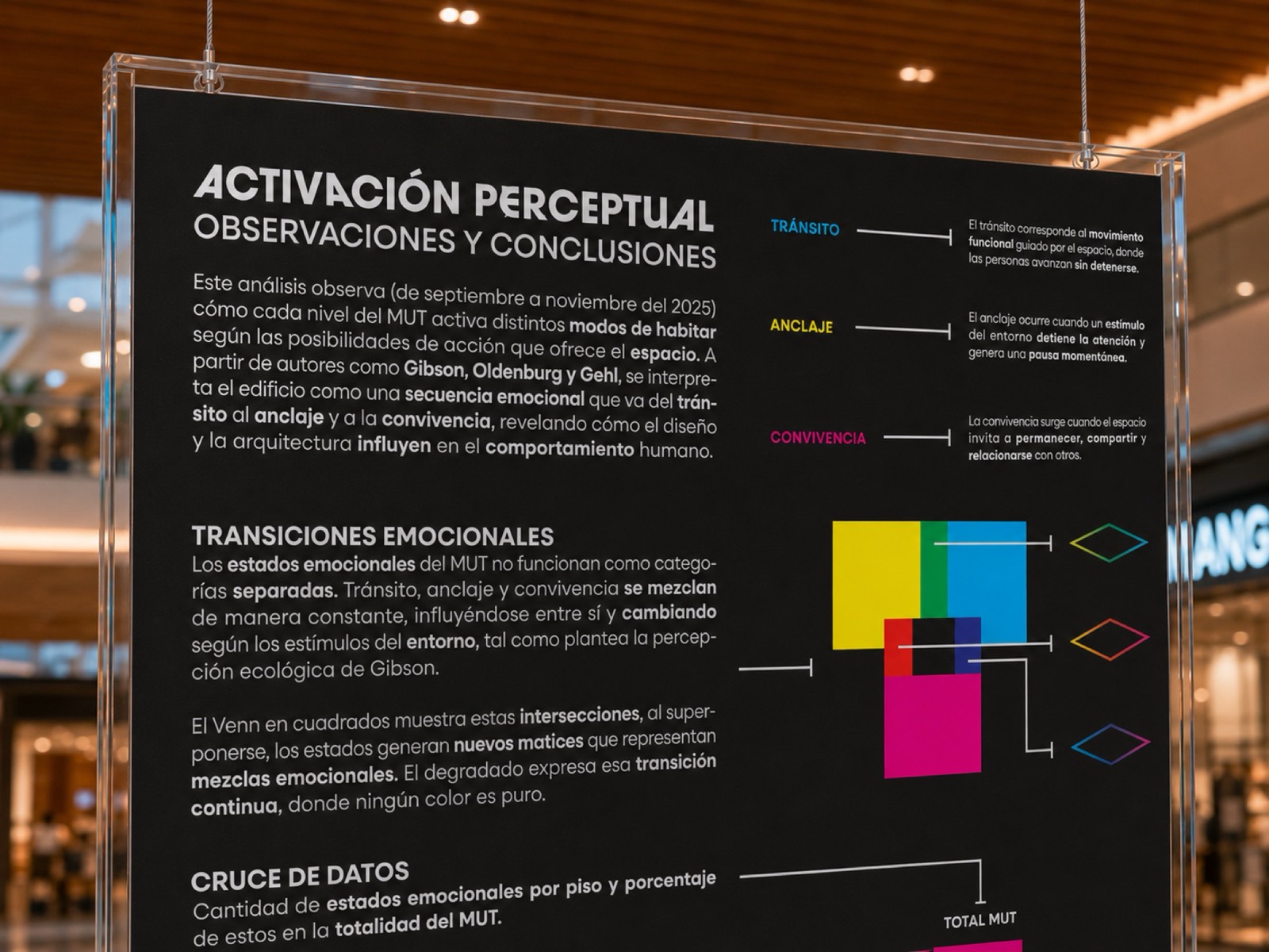 Detalle del panel de activación perceptual de la investigación MUT